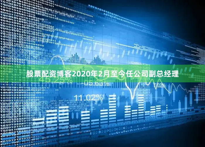 股票配资博客2020年2月至今任公司副总经理